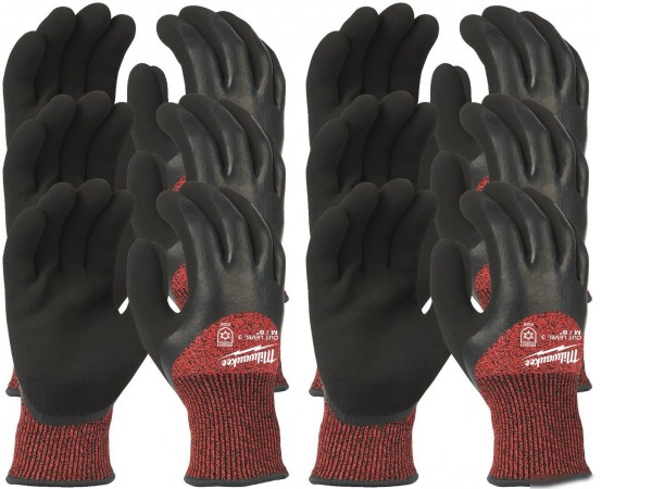 Нитриловые перчатки Milwaukee Cut level 3/C 10/XL 4932479006