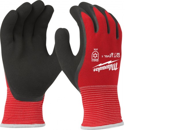 Латексные перчатки Milwaukee Winter Cut level 1/A 9/L 4932479001 (72 пары)