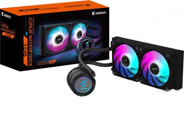Жидкостное охлаждение для процессора Gigabyte Aorus Waterforce II 240