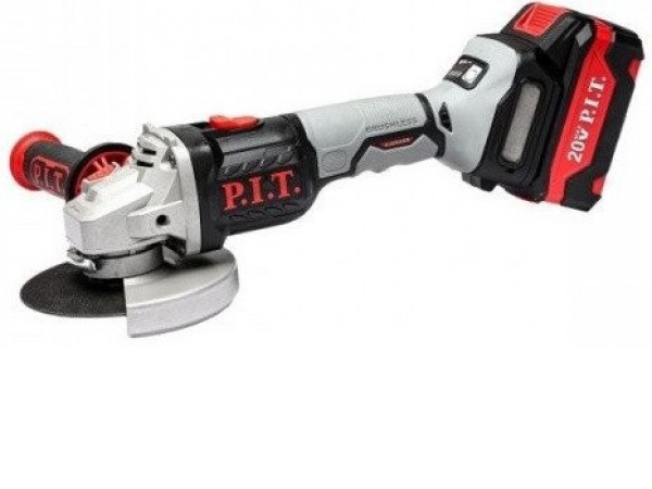 Угловая шлифмашина P.I.T. PWS20H-125D/1 (с 1-им АКБ, кейс)