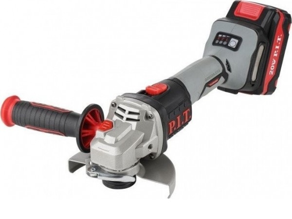 Угловая шлифмашина P.I.T. PWS20H-125D/1 (с 1-им АКБ, кейс)
