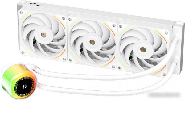 Жидкостное охлаждение для процессора 1stPlayer CC 360 (белый)