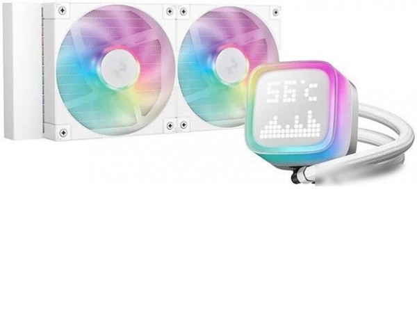 Система жидкостного охлаждения для процессора DeepCool LP240 WH R-LP240-WHMSMC-G-1