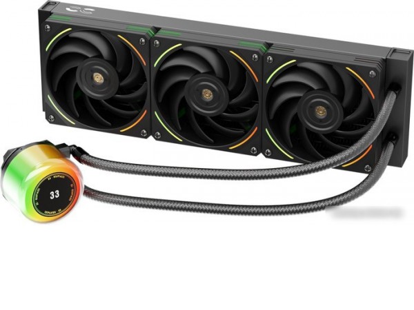 Жидкостное охлаждение для процессора 1stPlayer CC 360 (черный)