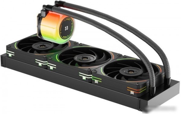 Жидкостное охлаждение для процессора 1stPlayer CC 360 (черный)