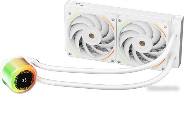 Жидкостное охлаждение для процессора 1stPlayer CC 240 (белый)