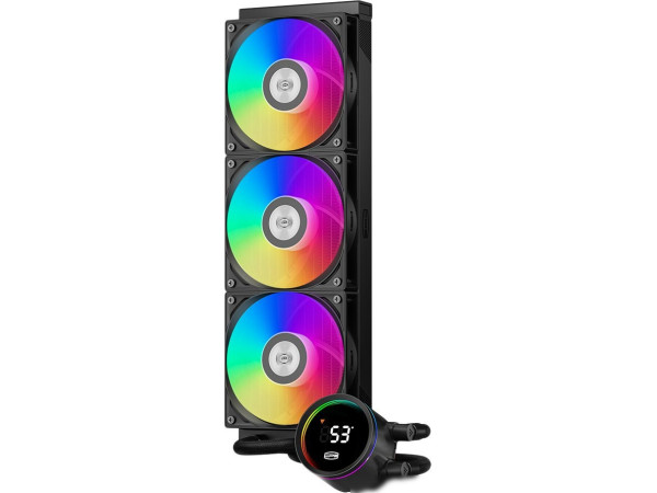 Система жидкостного охлаждения для процессора PCCooler DA360 Pro ARGB Digital (черный)