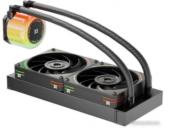 Жидкостное охлаждение для процессора 1stPlayer CC 240 (черный)