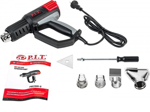 Промышленный фен P.I.T. PHG2001-C (кейс)