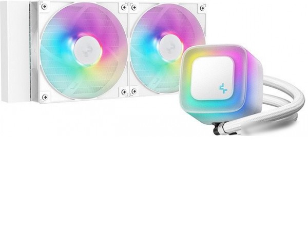 Система жидкостного охлаждения для процессора DeepCool LE240 WH V2 R-LE240-WHAMMN-G-2