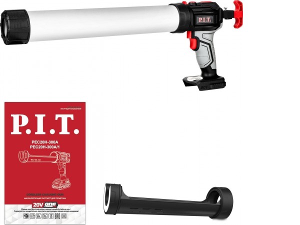 Пистолет для герметика P.I.T. PEC20H-300A/1 Solo (без АКБ)