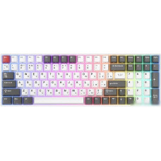 Клавиатура Royal Kludge RK100 RGB (белый/серый, RK Red)