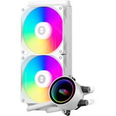 Система жидкостного охлаждения для процессора PCCooler DA240 ARGB (белый)