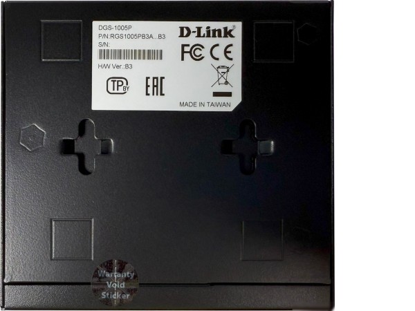 Неуправляемый коммутатор D-Link DGS-1005P/B3A