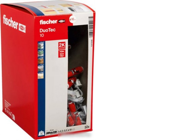 Дюбель универсальный Fischer DuoTec 10 537258 (50 шт)