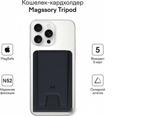 Кредитница Magssory Tripod Midnight ACL002m