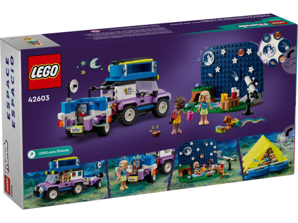 Конструктор LEGO Friends 42603 Автомобиль-кемпинг для наблюдения за звездами
