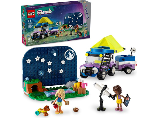 Конструктор LEGO Friends 42603 Автомобиль-кемпинг для наблюдения за звездами