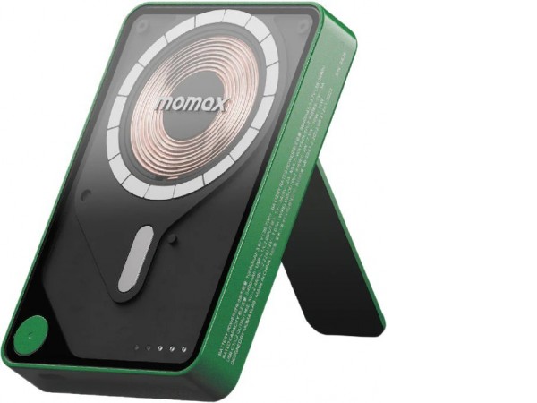 Внешний аккумулятор Momax 1-Power X Pro+ Magnetic Built-In USB-C IP132 10000mAh (зеленый)
