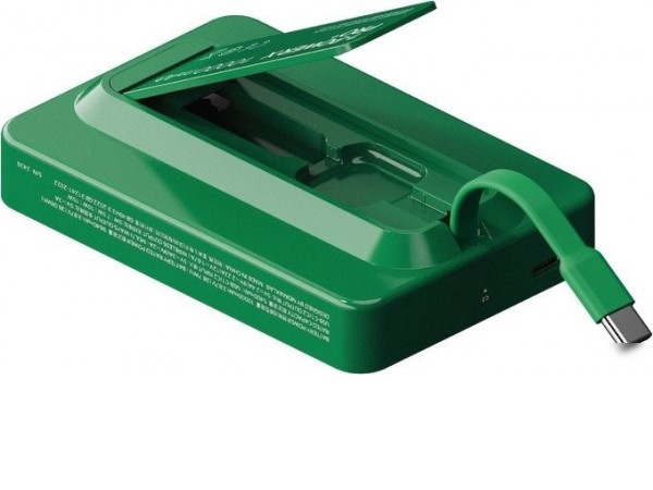 Внешний аккумулятор Momax 1-Power X Pro+ Magnetic Built-In USB-C IP132 10000mAh (зеленый)