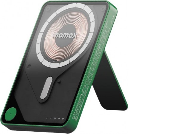 Внешний аккумулятор Momax 1-Power X Pro Magnetic Built-In USB-C IP131 5000mAh (зеленый)