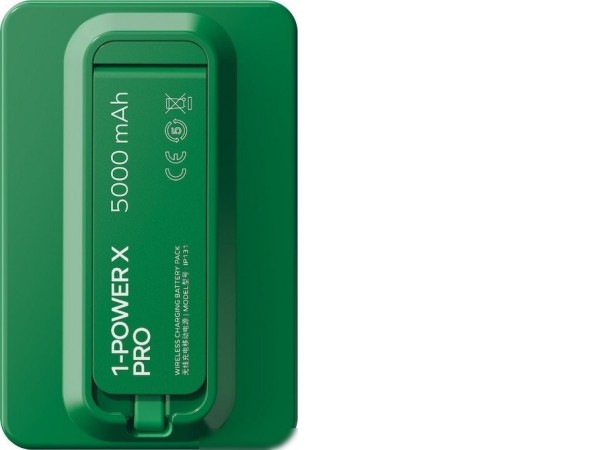 Внешний аккумулятор Momax 1-Power X Pro Magnetic Built-In USB-C IP131 5000mAh (зеленый)
