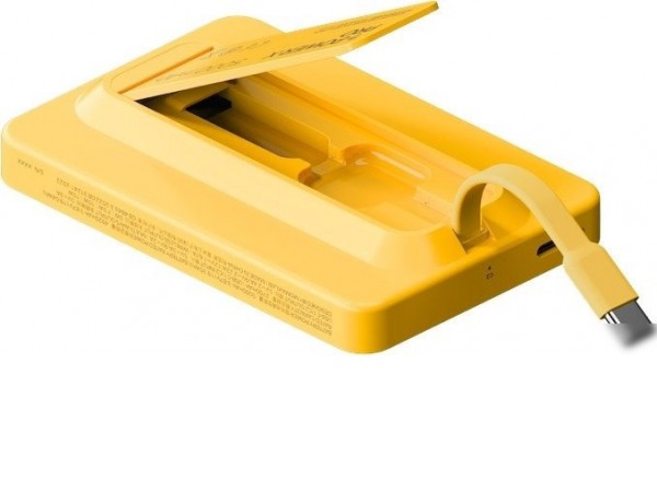 Внешний аккумулятор Momax 1-Power X Pro Magnetic Built-In USB-C IP131 5000mAh (желтый)