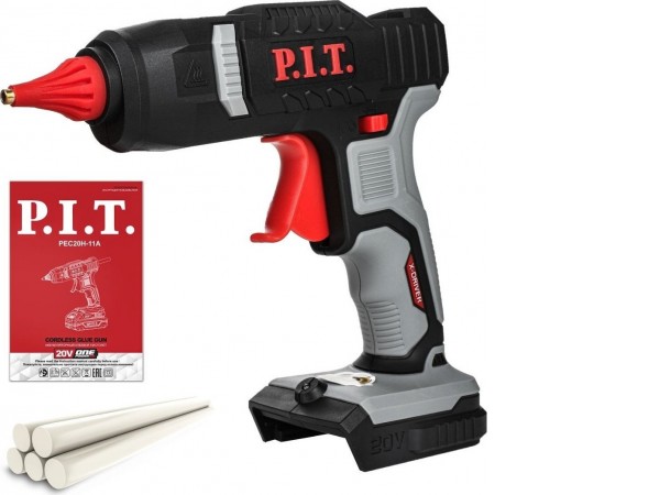 Термоклеевой пистолет P.I.T. PEC20H-11A Solo (без АКБ)
