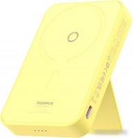 Внешний аккумулятор Baseus MagPro Magnetic Bracket Wireless Fast-Charging Power Bank 20W 5000mAh (желтый)