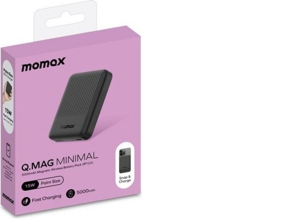 Внешний аккумулятор Momax Q.MAG Minimal IP122 5000mAh (черный)