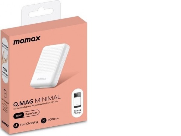 Внешний аккумулятор Momax Q.MAG Minimal IP122 5000mAh (белый)