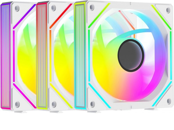Комплект вентиляторов для корпуса Ocypus Gamma F12 Uni WH ARGB Reverse Blade 3IN1