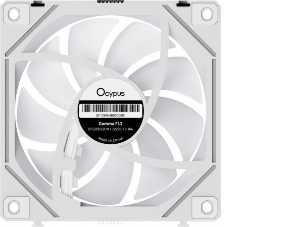 Комплект вентиляторов для корпуса Ocypus Gamma F12 Uni WH ARGB Reverse Blade 3IN1
