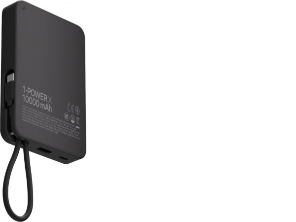 Внешний аккумулятор Momax 1-Power X Built-in USB-C IP152 10000mAh (черный)