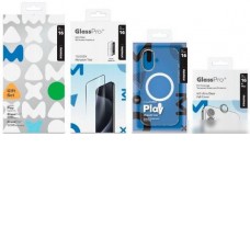 Чехол для телефона Momax Protection Bundle Set для iPhone 16 MXAP24STGS