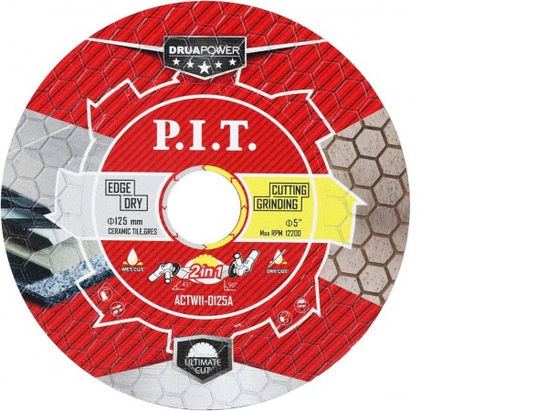 Отрезной диск алмазный P.I.T. ACTW11-0125A
