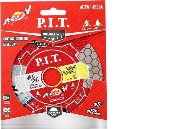 Отрезной диск алмазный P.I.T. ACTW11-0125A