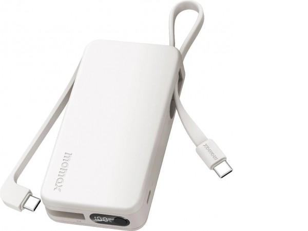 Внешний аккумулятор Momax 1-Power Vital+ Built-In USB-C IP138 10000mAh (белый)