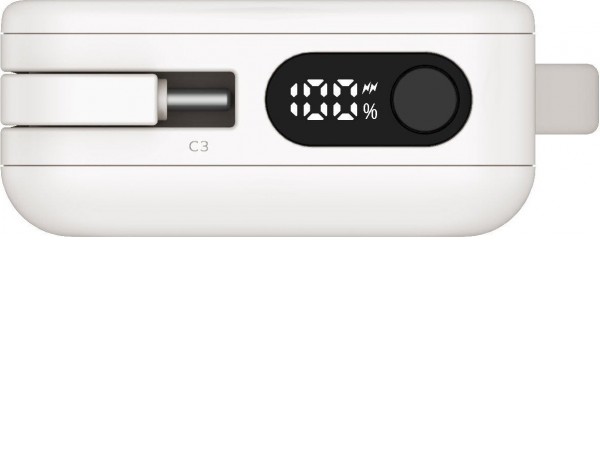 Внешний аккумулятор Momax 1-Power Vital+ Built-In USB-C IP138 10000mAh (белый)