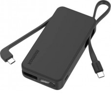 Внешний аккумулятор Momax 1-Power Vital+ Built-In USB-C IP138 10000mAh (черный)
