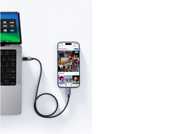 Кабель Ugreen L509 35513 USB Type-C - USB Type-C (3 м, серый)