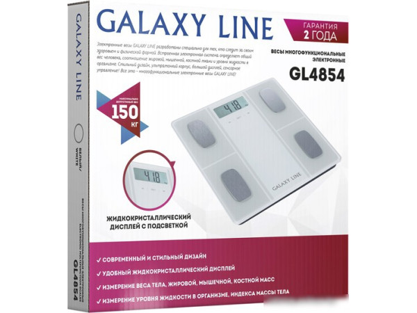 Напольные весы Galaxy Line GL4854 (белый)