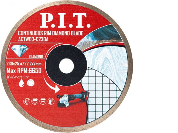 Отрезной диск алмазный P.I.T. ACTW03-C230A