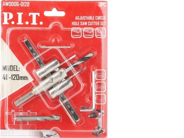Набор сверл P.I.T. AWOD06-0120