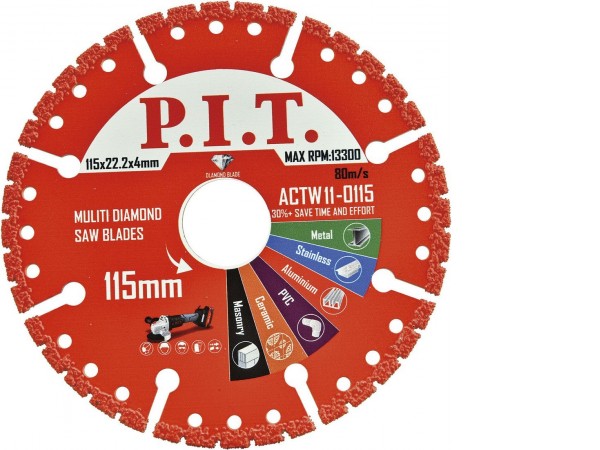 Отрезной диск алмазный P.I.T. ACTW11-0115