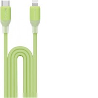 Кабель Momax DL53G 1-Link Flow LC USB Type-C - Lightning (1.2 м, зеленый)