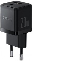 Сетевое зарядное Baseus Palm Fast Charger C+U 20W EU P10111608113-01 (черный)