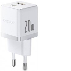 Сетевое зарядное Baseus Palm Fast Charger C+U 20W EU P10111608213-01 (белый)