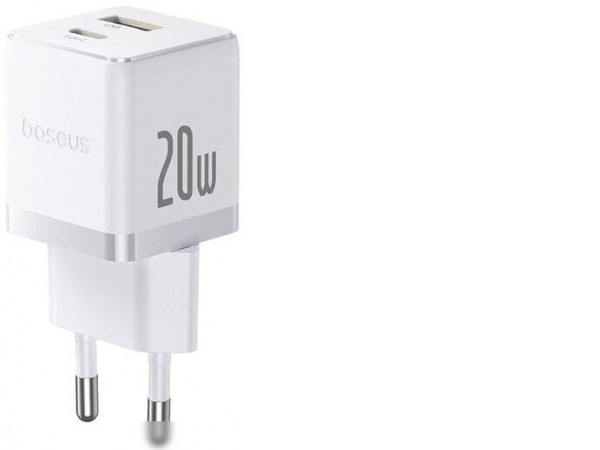 Сетевое зарядное Baseus Palm Fast Charger C+U 20W EU P10111608213-01 (белый)