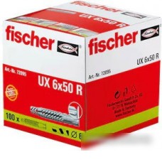 Дюбель универсальный Fischer UX 6 x 50 R 72095 (100 шт)